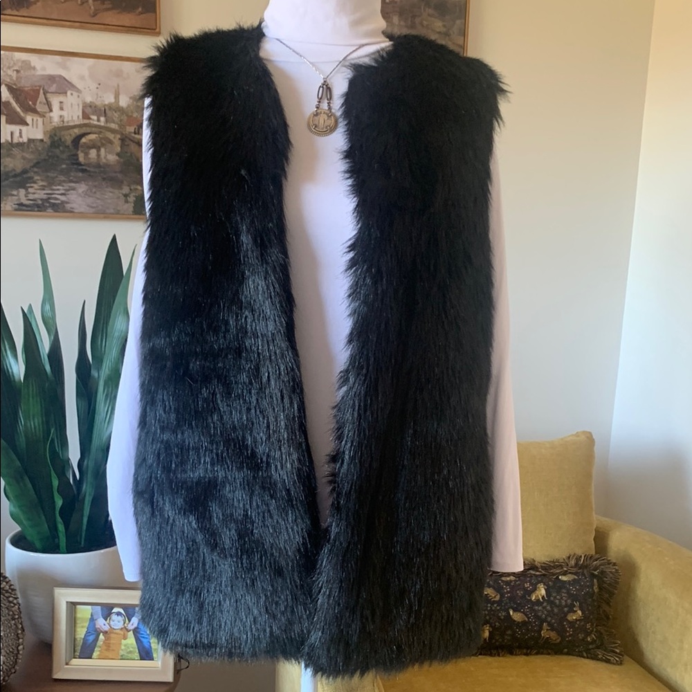 THML Faux Fur Vest